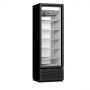 Морозильный шкаф 420 л со стеклянной дверью Crystal CRFV 500 black