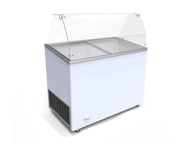 Морозильна вітрина 330 л для м'якого морозива Crystal VENUS VETRINE CURVED 36 гнуте скло