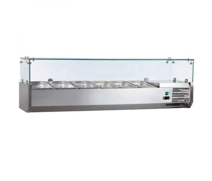 Вітрина саладетта GN 1/4-6 шт Gooder VRX1400/330