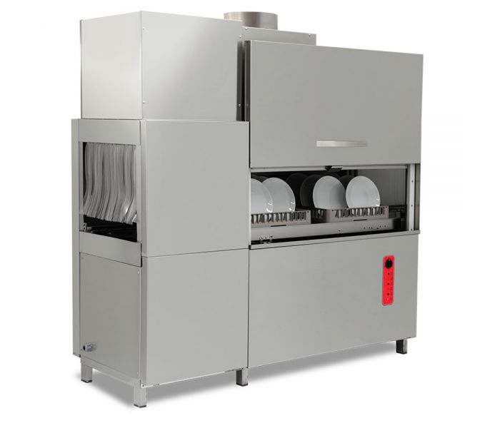 Туннельная посудомоечная машина Empero EMP.2000-SAG-R/EMP.2000-SOL-L с сушкой