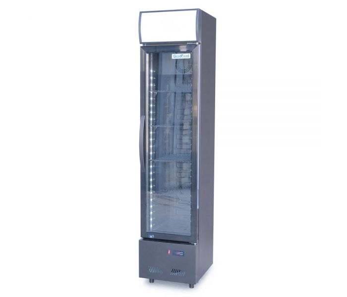 Шафа холодильна для напоїв 135 л GoodFood BC160BB2LED black-black