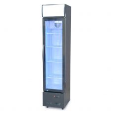 Шафа холодильна для напоїв 135 л GoodFood BC160BW2LEDCOL black-white