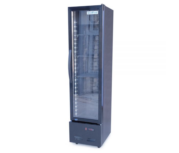 Шафа холодильна для напоїв 135 л GoodFood BC160NBB2LED black-black