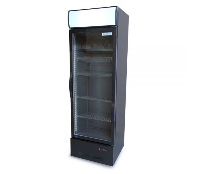 Шафа холодильна для напоїв 310 л GoodFood BC360BB2LED black-black
