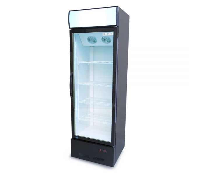 Шафа холодильна для напоїв 310 л GoodFood BC360BW2LED black-white