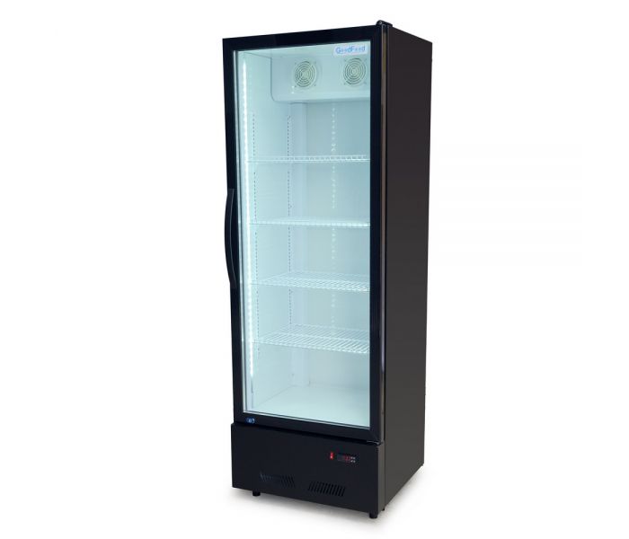 Шафа холодильна для напоїв 310 л GoodFood BC360NBW2LED black-white