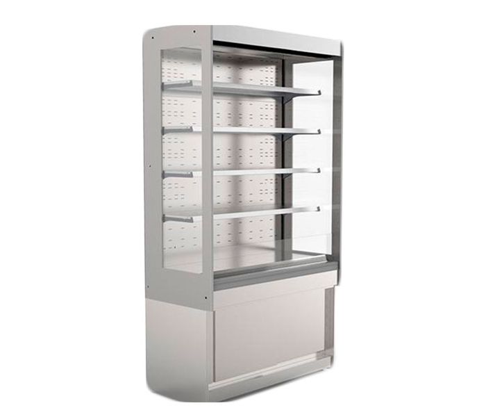 Витрина холодильная Oscartielle DIONE GE L135+MIRR L/R+SHELF LED 4 полки