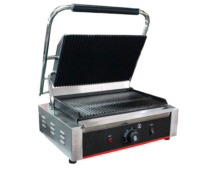 Гриль контактний EWT ​​INOX CGR811E рифлений
