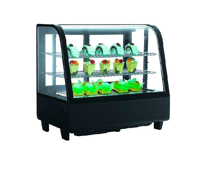 Холодильна вітрина 100 л EWT INOX RTW100B