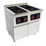 Индукционная плита 4-х конфорочная Tehma Modular TMI 4xD4 800х720х850 4 кВт напольная с дверью