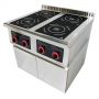 Индукционная плита 4-х конфорочная Tehma Modular TMI 4xD4 800х720х850 4 кВт напольная с дверью